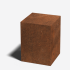 Cortenstaal sokkel 30x30x40