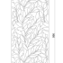 Wanddecoratie Blad Cortenstaal L