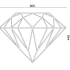 Wanddecoratie Diamand Zwart (RAL9005) S