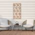 Wanddecoratie Patroon 2.0 Cortenstaal L
