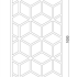 Wanddecoratie Patroon 2.0 Zwart (RAL9005) L