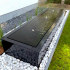 Aluminium watertafel 300x80x40 cm - Antraciet (RAL7016) -Inclusief LED-verlichting