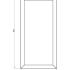 Gepoedercoat staal plantenbak Rechthoek 40x80 H=80 cm - Andere RALkleur - ZONDER bodemplaat