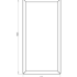Gepoedercoat staal plantenbak Rechthoek 50x100 H=50 cm - Wit (RAL9010) ZONDER bodemplaat