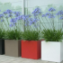 Gepoedercoat staal plantenbak Rechthoek 80x100 H=60 cm - Andere RALkleur - ZONDER bodemplaat