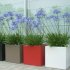Gepoedercoat staal plantenbak Rechthoek 80x120 H=40 cm - Andere RALkleur - ZONDER bodemplaat