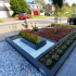 Gepoedercoat staal plantenbak Rechthoek XL 150x50 H=80 cm - Antraciet (RAL7016) MET bodemplaat