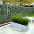 Gepoedercoat staal plantenbak Rechthoek XL 160x40 H=60 cm - Wit (RAL9010) MET bodemplaat