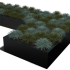 Gepoedercoat staal plantenbak Rechthoek XL 300x100 H=50 cm - Zwart (RAL9005) ZONDER bodemplaat