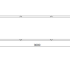 Gepoedercoat staal plantenbak Rechthoek XL 300x80 H=80 cm - Antraciet (RAL7016) MET bodemplaat