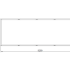 Gepoedercoat staal plantenbak Rechthoek XL 320x120 H=60 cm - Wit (RAL9010) MET bodemplaat