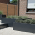 Gepoedercoat staal plantenbak Rechthoek XL 320x120 H=30 cm - Antraciet (RAL7016) MET bodemplaat