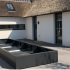 Gepoedercoat staal plantenbak Rechthoek XL 320x50 H=30 cm - Antraciet (RAL7016) ZONDER bodemplaat