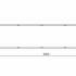 Gepoedercoat staal plantenbak Rechthoek XL 320x80 H=40 cm - Wit (RAL9010) MET bodemplaat