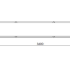Gepoedercoat staal plantenbak Rechthoek XL 360x50 H=30 cm - Antraciet (RAL7016) ZONDER bodemplaat