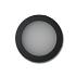 Pavia cirkel zwart grondspot 1,2W