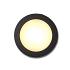 Pavia cirkel zwart grondspot 1,2W