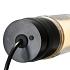Nelas cirkel zwart middelgroot staande lamp 4W dimbaar