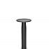 Dornes rondom zwart middelgroot staande lamp 4W dimbaar