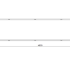 Gepoedercoat staal plantenbak Rechthoek XL 480x100 H=40 cm - Zwart (RAL9005) MET bodemplaat