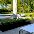 Gepoedercoat staal plantenbak Rechthoek XL 480x30 H=30 cm - Antraciet (RAL7016) MET bodemplaat