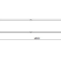 Gepoedercoat staal plantenbak Rechthoek XL 480x50 H=60 cm - Wit (RAL9010) MET bodemplaat