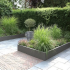 Gepoedercoat staal plantenbak Rechthoek XL 480x80 H=40 cm - Antraciet (RAL7016) ZONDER bodemplaat
