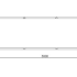 Gepoedercoat staal plantenbak Rechthoek XL 500x100 H=60 cm - Wit (RAL9010) ZONDER bodemplaat