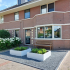 Gepoedercoat staal plantenbak Vierkant 120x120 H=30 cm ZONDER bodemplaat - Wit (RAL9010)