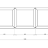 Gepoedercoat staal plantenbak Vierkant Trapmodel 3 stuks 40x40 H=40+60+80 cm - Wit (RAL9010) ZONDER bodemplaat