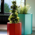Gepoedercoat staal plantenbak Zeshoek 86.6x99.3 cm H=50 cm - Andere RALkleur - ZONDER bodemplaat