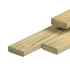Noord-Europees vuren timmerhout groen geimpregneerd. gedroogd. geschaafd 4rh 1.9x7.0x420 cm