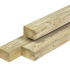 Noord-Europees vuren timmerhout groen geimpregneerd. gedroogd. geschaafd 4rh 4.5x7.0x360 cm