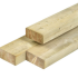 Noord-Europees vuren timmerhout groen geimpregneerd. gedroogd. geschaafd 4rh 4.5x9.5x270 cm