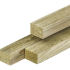 ACTIE Grenen regel geschaafd geimpregneerd 4.4x6.8x400 cm