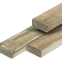 ACTIE Grenen ligger groen geimpregneerd. geschaafd 4rh 4.4x9.5x400 cm