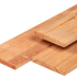 Red Class Wood plank 1.6x14.0x180cm geschaafd