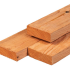 Red Class Wood timmerhout gedroogd. geschaafd 4rh 4.5x14.5x500 cm