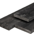 ME vuren steigerplank zwart gespoten 2.9x19.0x500cm kunstmatig gedroogd
