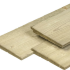 NE vuren rabatdelen groen geimpregneerd 1.1/2.2x19.5x420cm Zweeds rabat