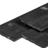 Noord-Europees vuren Zweeds rabat Eco gedroogd. zwart gespoten 1.1/2.2x19.5x390 cm