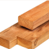 Douglas ligger ongedroogd 5.0x10.0x300cm fijnbezaagd