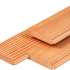 Douglas blokhutprofiel 2.8x14.5x400cm geschaafd. gedroogd