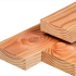 Douglas ligger gedroogd 6.5x19.0x400cm geschaafd