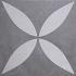 GeoCeramica® 60x60x4 Ambi. Antra Flower