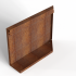 Bloembak Module+ Uitwendig hoekpaneel (B) 60x42 cm L CORTEN