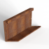 Bloembak Module+ Parallel paneel (E) 60x42 cm L CORTEN