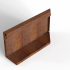 Bloembak Module+ Uitwendig hoekpaneel (B) 60x28 cm L CORTEN