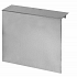 Overzetstuk muurelement recht 150x45x12.8 VERZINKT
