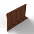 Bloembak Module+ Inwendig hoekpaneel (C) 90x56 cm R CORTEN